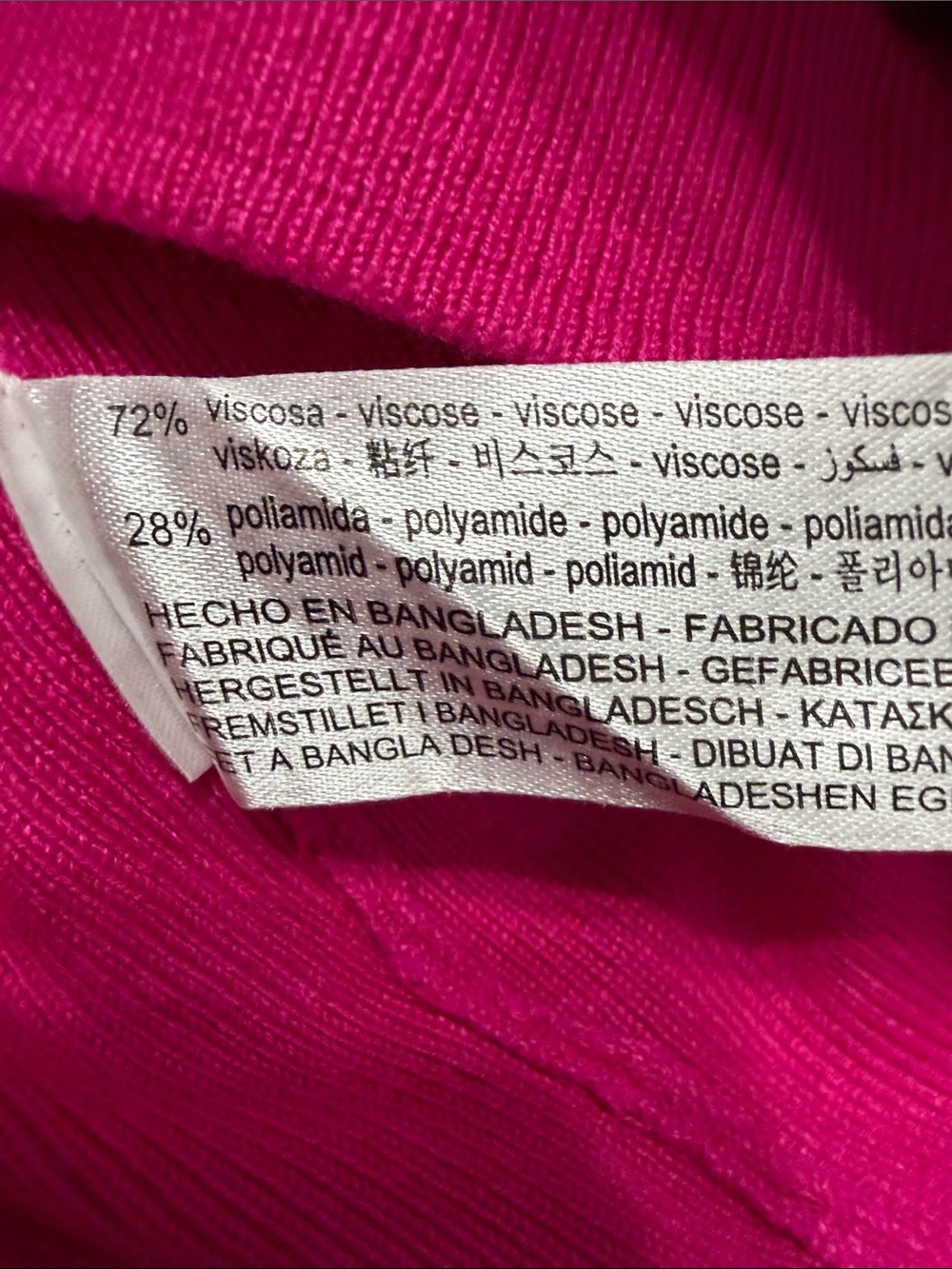 Zara KNIT CROP TOP FUCHSIA - Picture 6 of 6